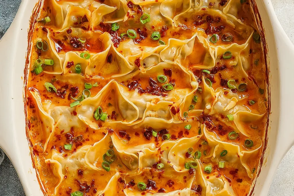 Viral Trader Joe's Dumpling Bake Preparation