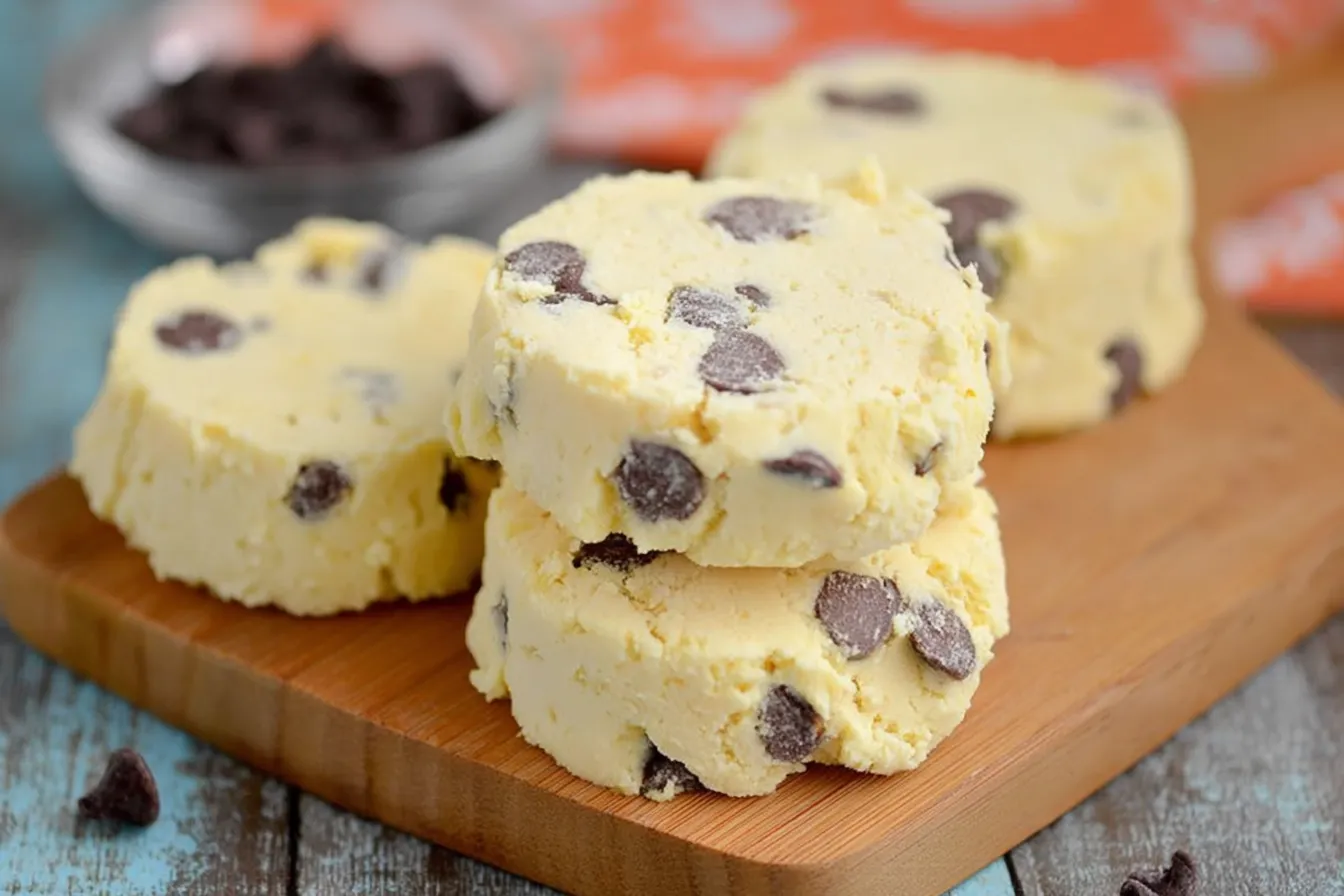 3 Ingredient Keto Vanilla Chocolate Chip Pudding Ice Cream Cookies – The BEST Low Carb Flourless Keto Cookies {Easy – No Bake}