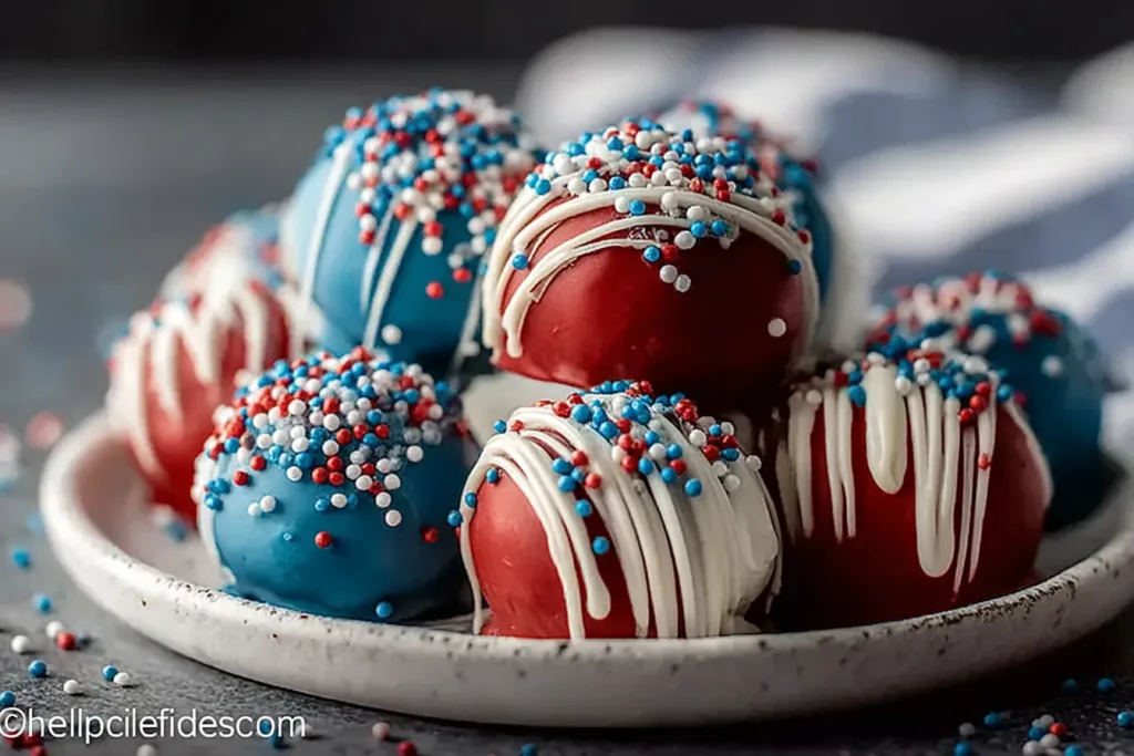 4Th of July Truffles: Creamy and Patriotic Dessert Treats