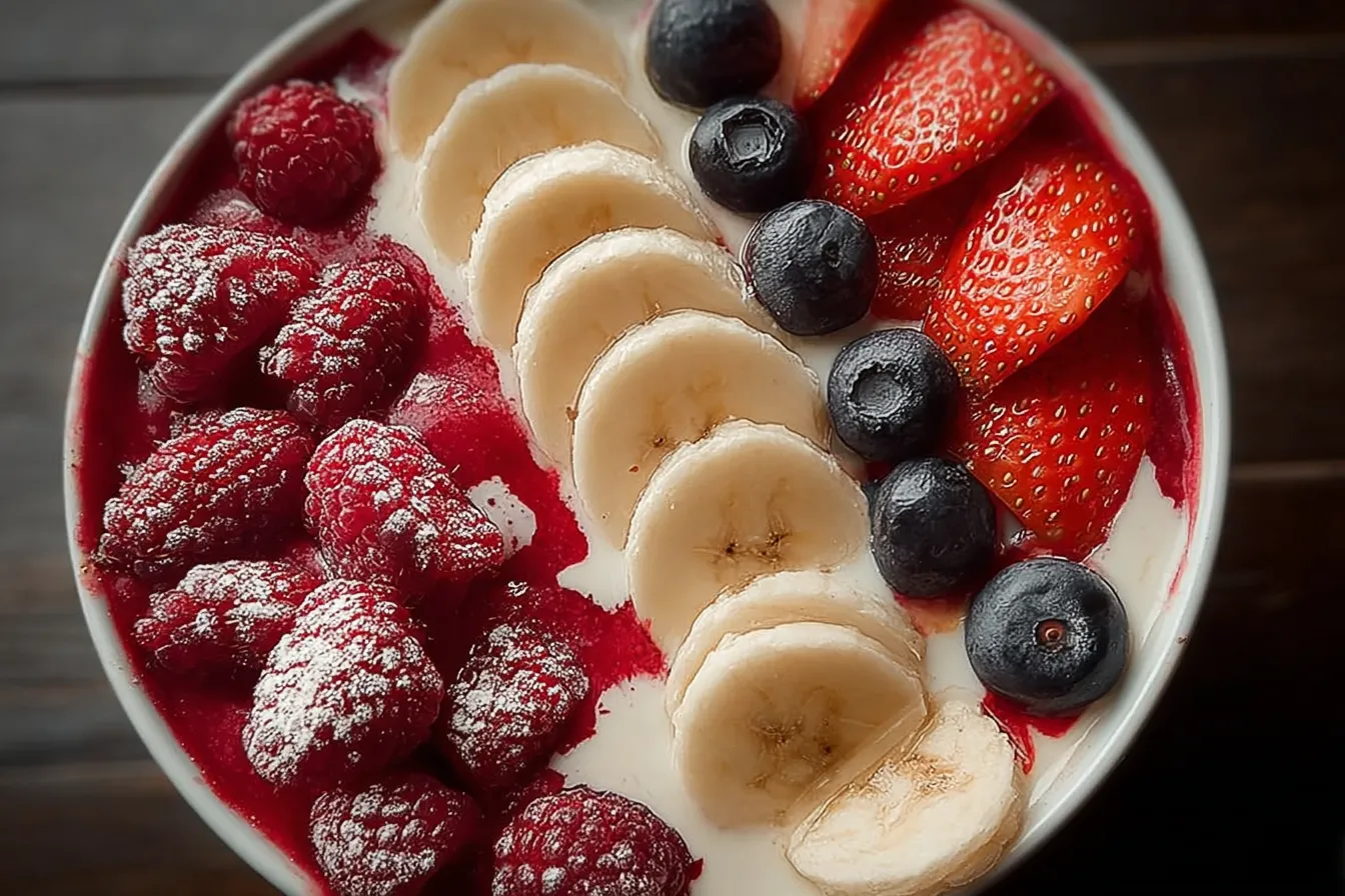 Berry Banana Bowl with a Twist 