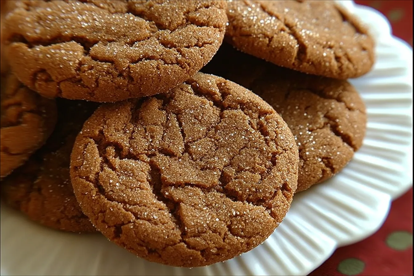 Big Soft Ginger Cookies