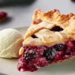 Baked Blackberry Pie Fresh from the Oven