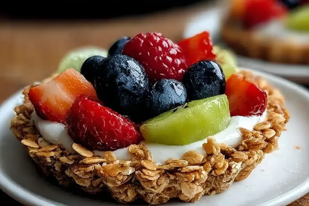 Breakfast Fruit Tart with Granola Crust