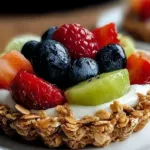 Breakfast Fruit Tart with Granola Crust