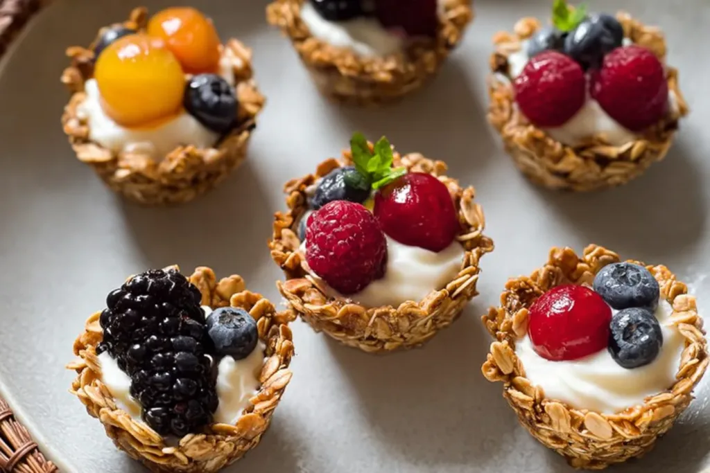 Delicious Breakfast Granola Cups Ready to Enjoy