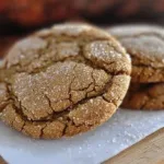 Homemade Brown Sugar Crackle Cookies Fresh Out of the Oven