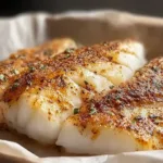 Butter-Baked Haddock on a Plate - Easy Seafood Delight