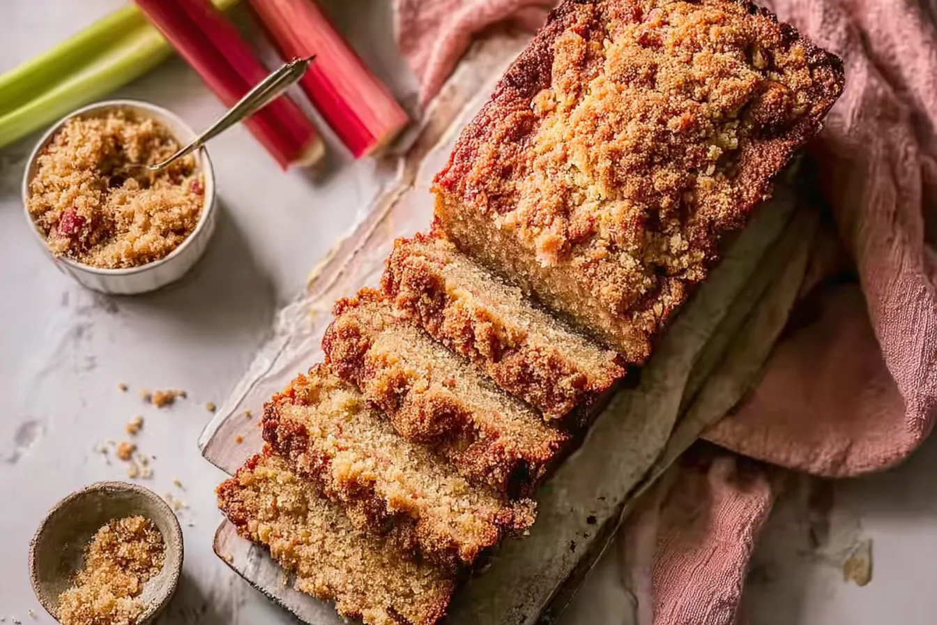 Buttermilk Rhubarb Bread