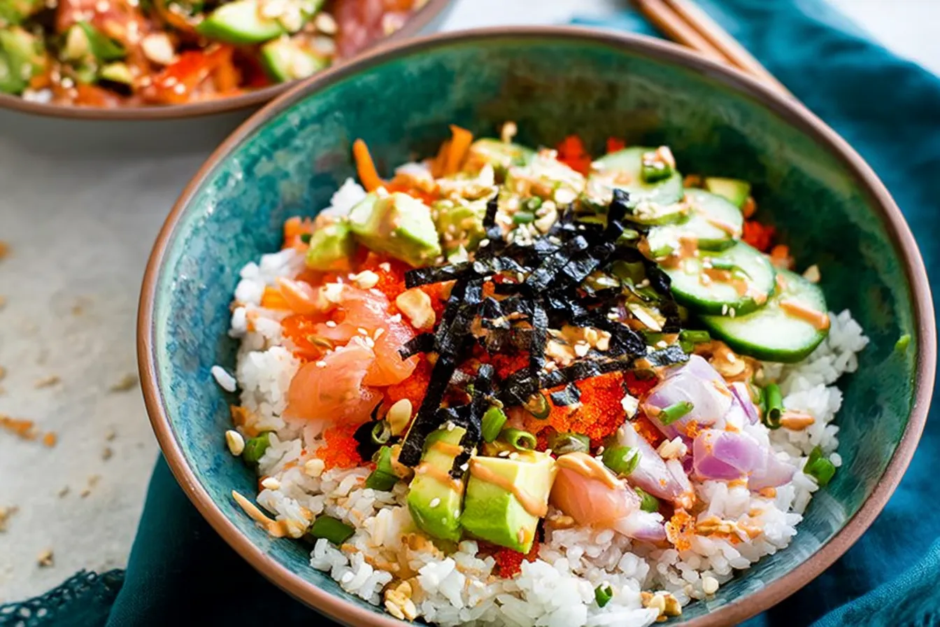 California Roll Sushi Bowls