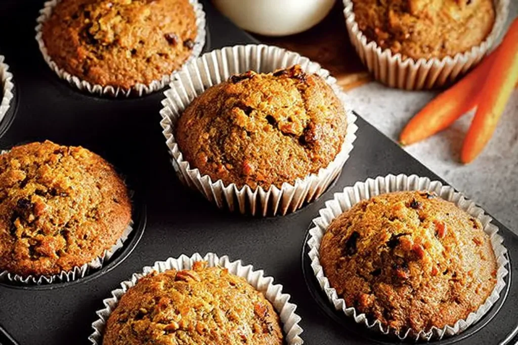 Irresistible Carrot Cake Muffins Fresh from the Oven