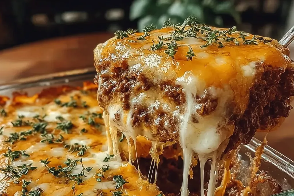 Delicious Cattle Drive Casserole Ready to Serve