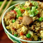 Delicious Cauliflower Fried 'Rice' in a Bowl