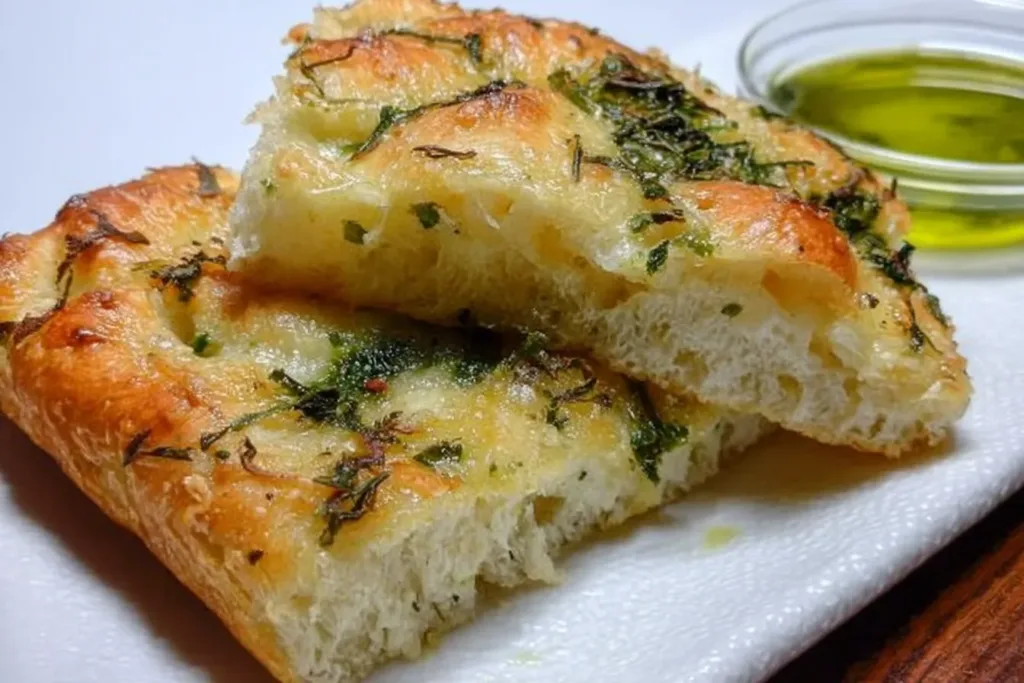 Delicious Cheese & Herb Focaccia