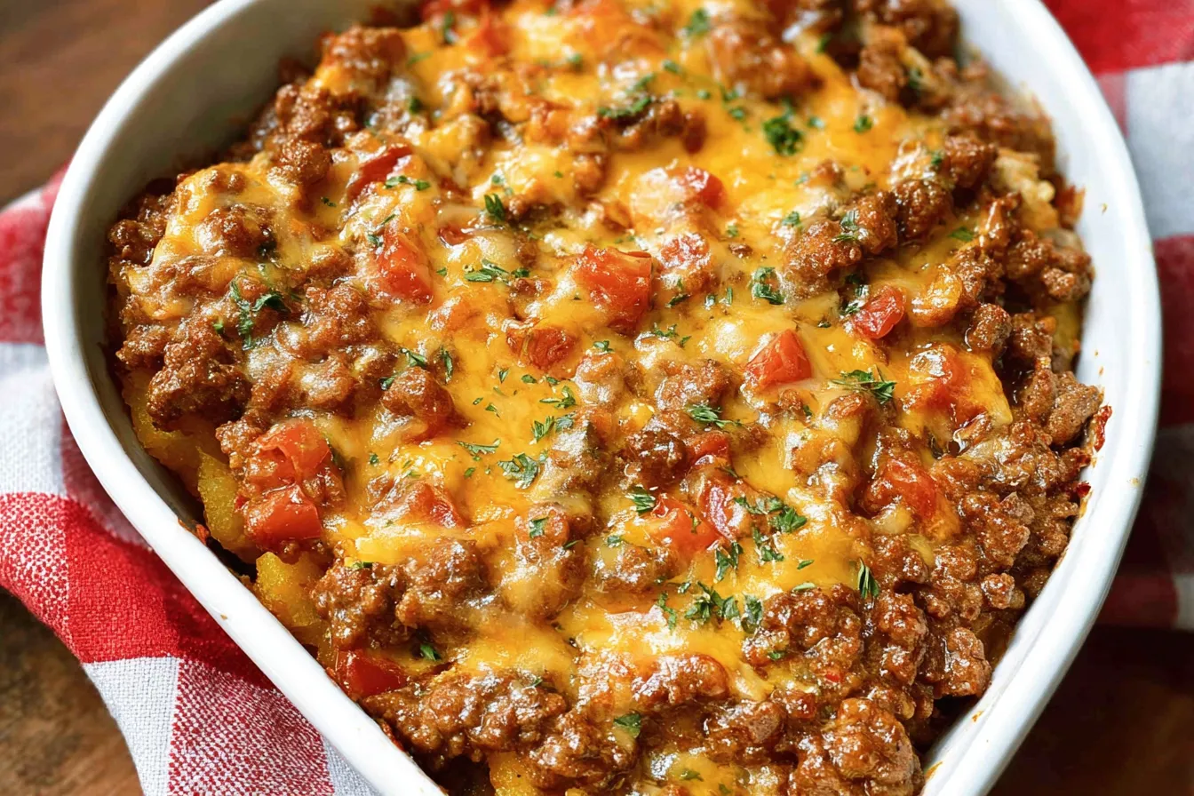 Cheeseburger Casserole 