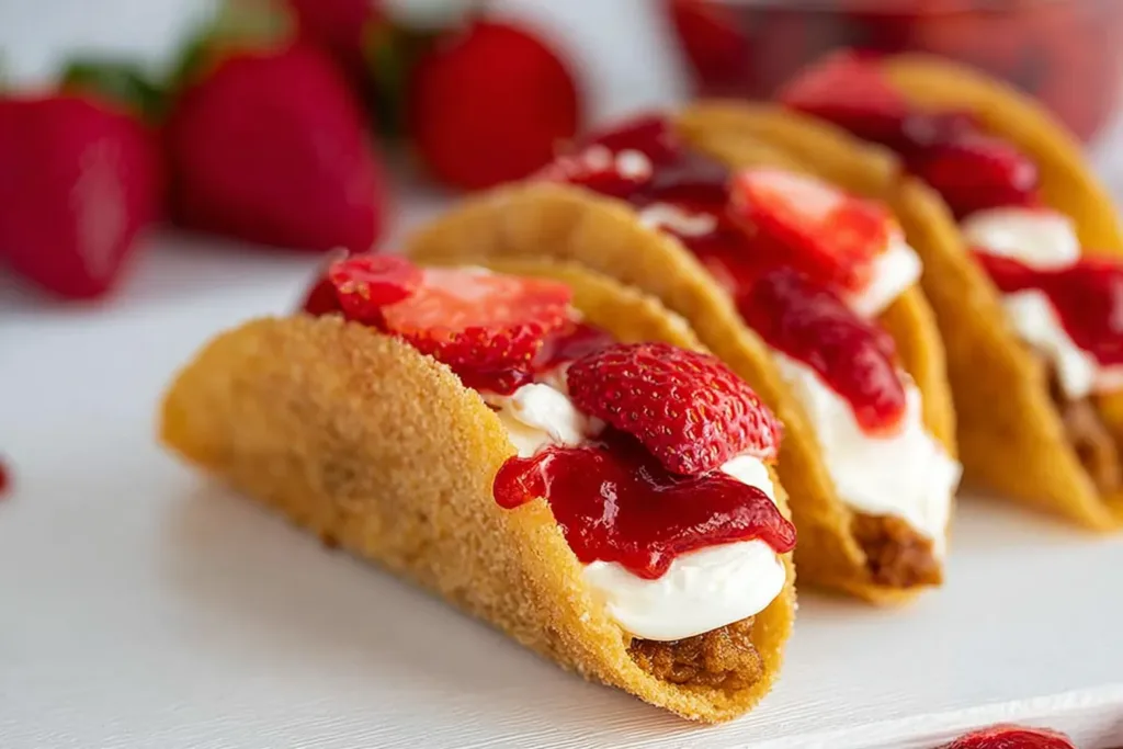 Cheesecake Tacos Recipe: Sweet and Fun Dessert Idea
