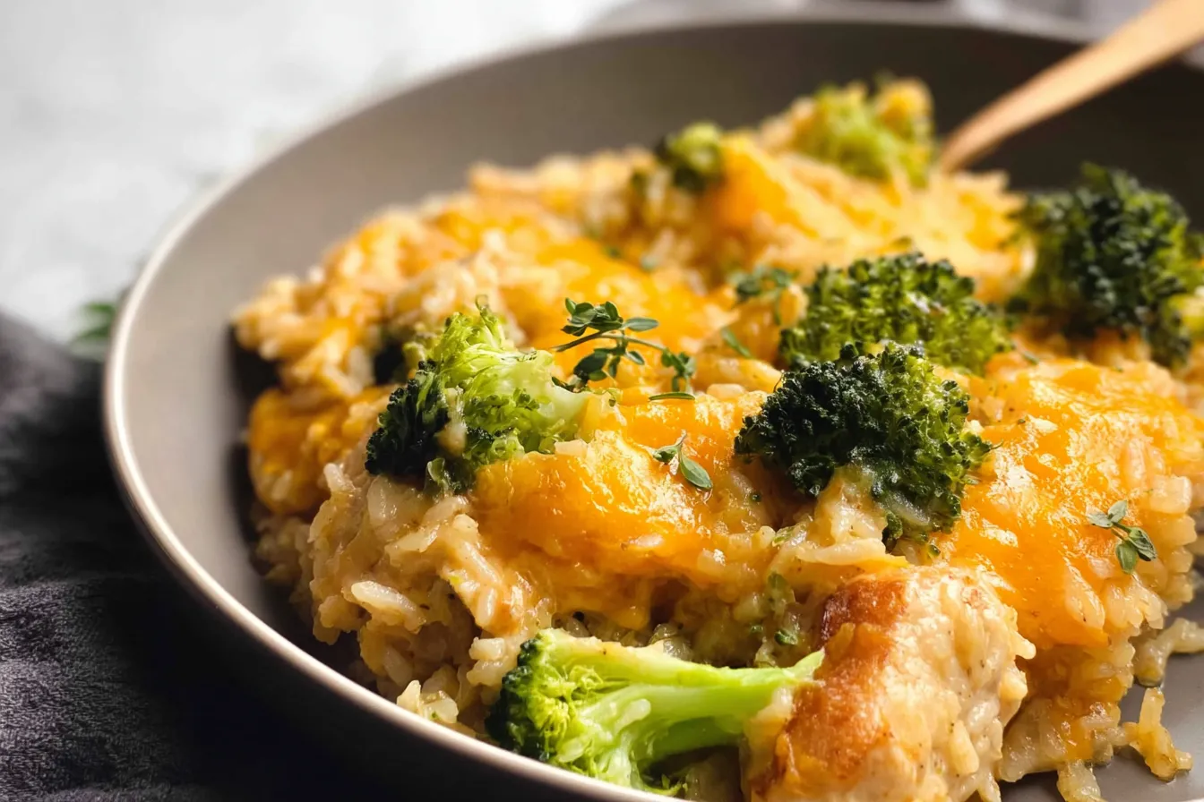 cheesy broccoli chicken and rice casserole 2 Cheesy Broccoli Chicken and Rice Casserole That Delights