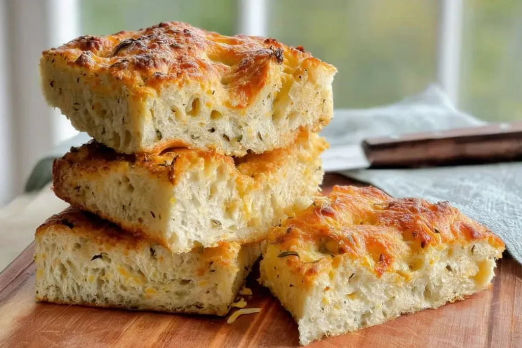 cheesy garlic sourdough focaccia 2 Cheesy Garlic Sourdough Focaccia: Irresistibly Delicious!