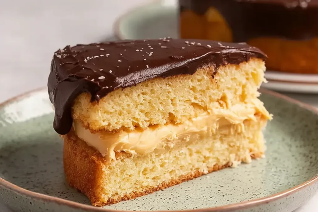 Chef John's Boston Cream Pie Close-Up