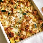 Mouthwatering Chicken Zucchini Casserole Ready to Serve
