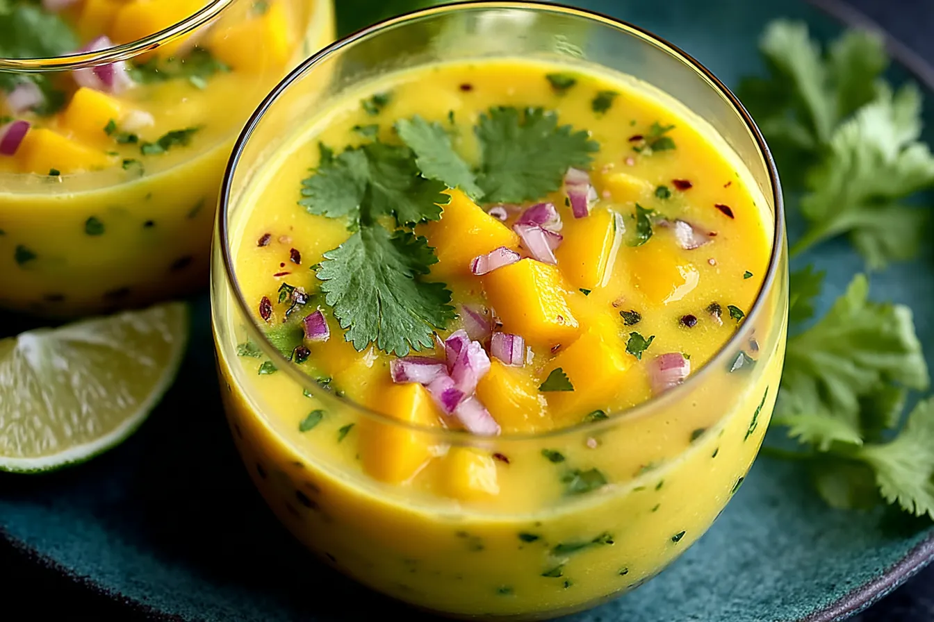 Chilled Mango Gazpacho: Refreshing Summer Soup Guide 