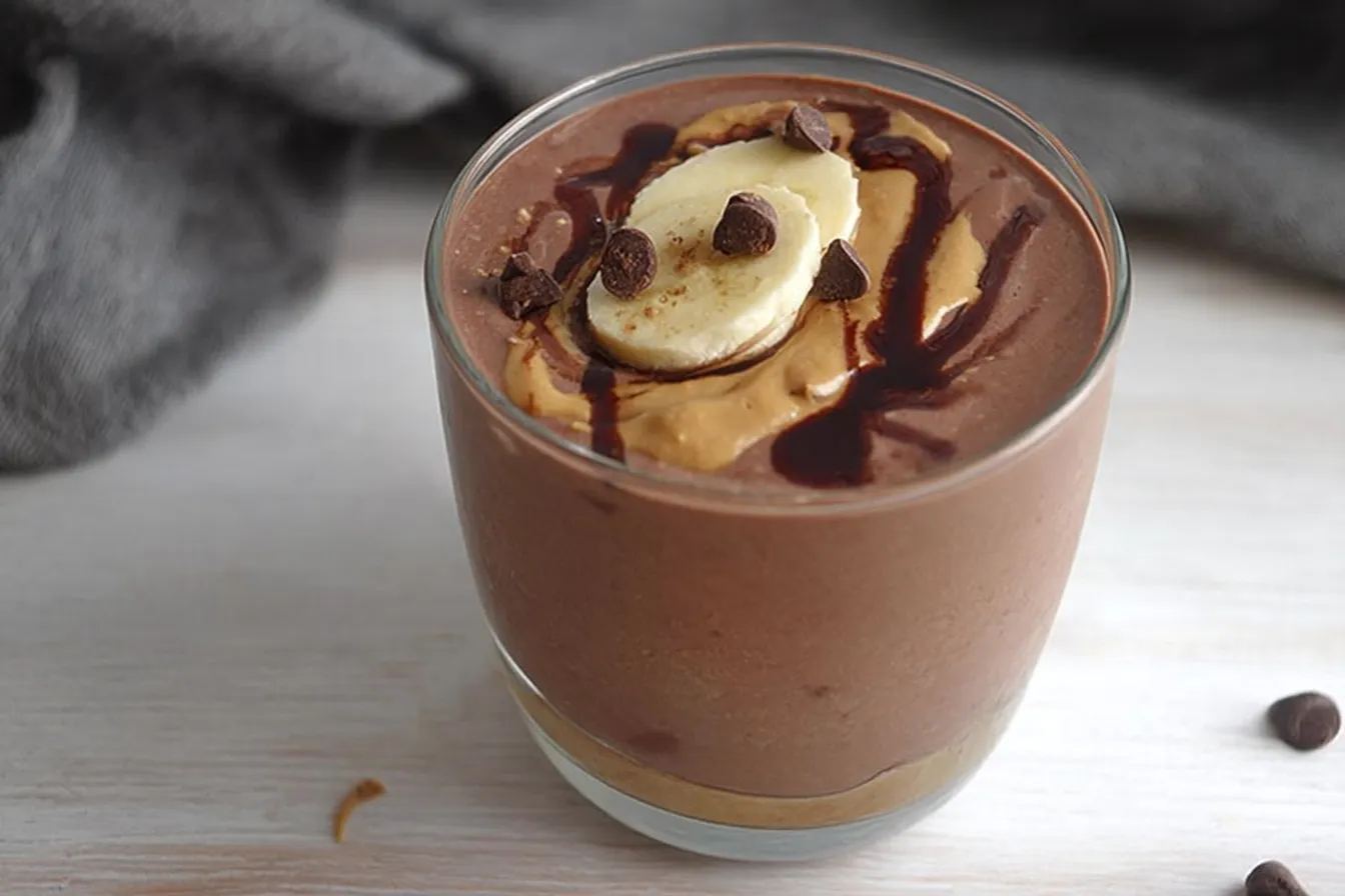 Chocolate Peanut Butter Protein Smoothie for a Healthy Boost 4 Chocolate Peanut Butter Protein Smoothie