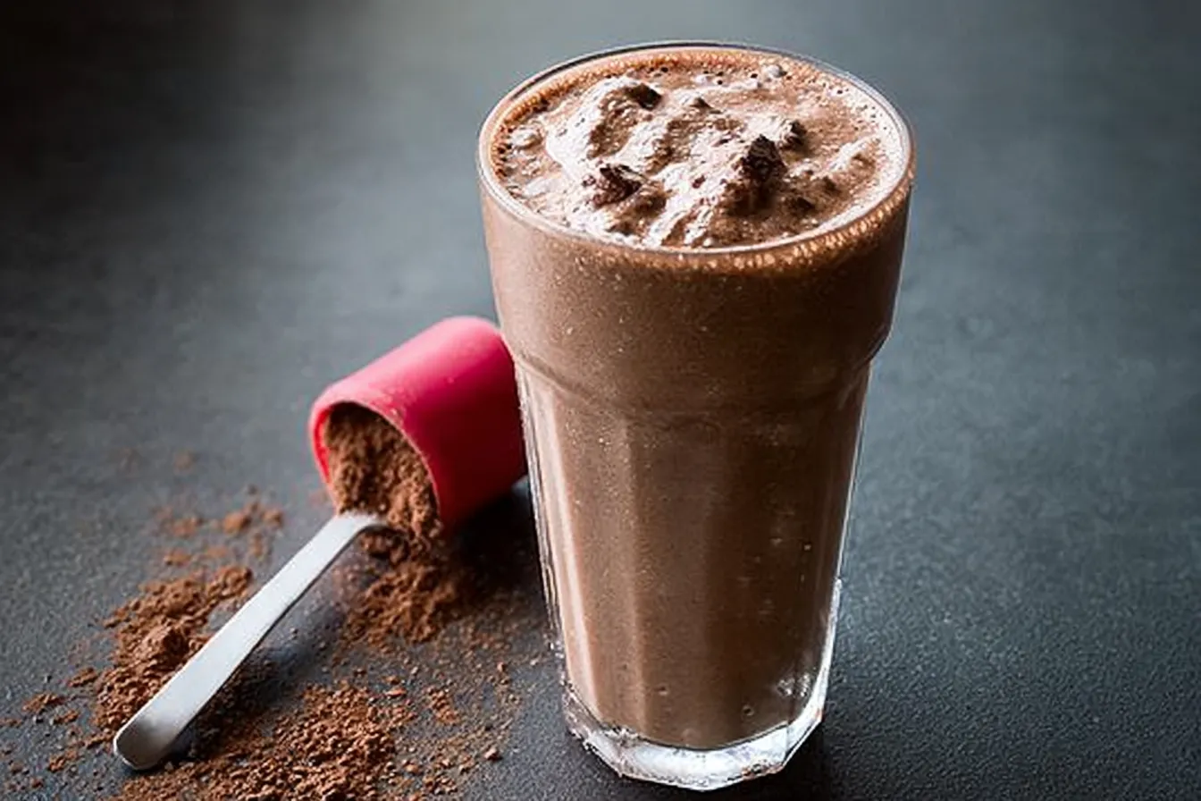 Chocolate Protein Thickshake - Indulge Guilt-Free! 4 Chocolate Protein Thickshake