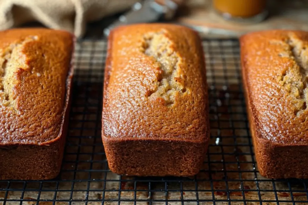 Cinnamon Applesauce Bread Freshly Baked