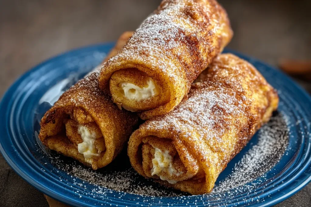 Cinnamon Sugar French Toast Roll-Ups Ready to Enjoy
