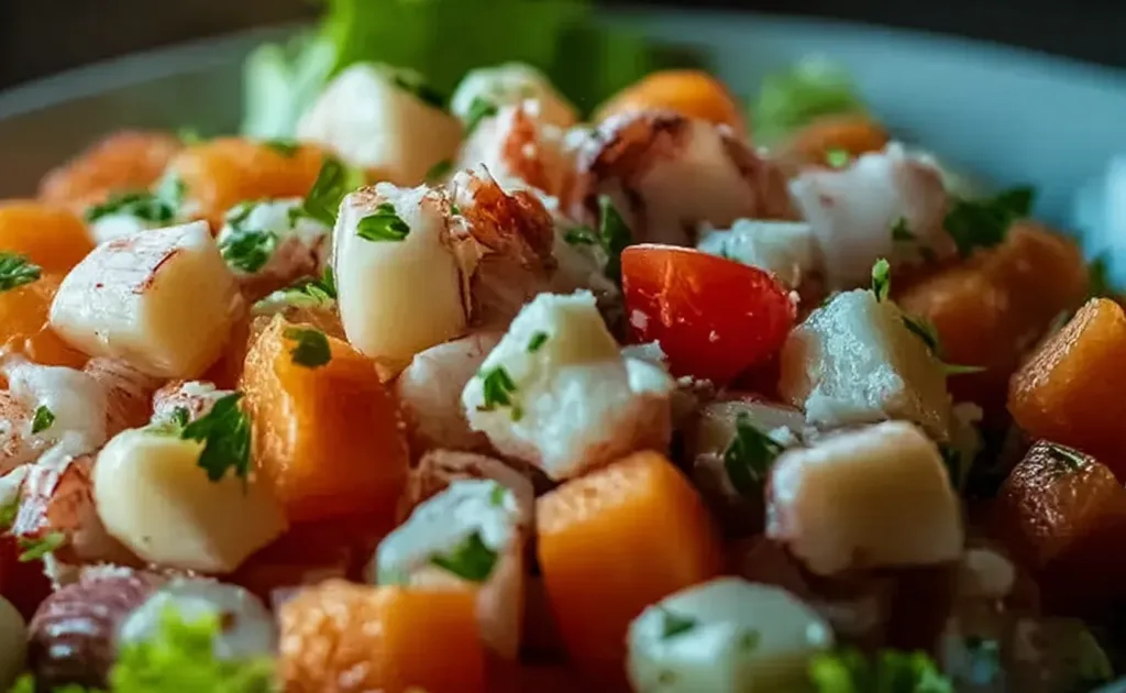 Coastal Catch Seafood Salad - Colorful and Fresh