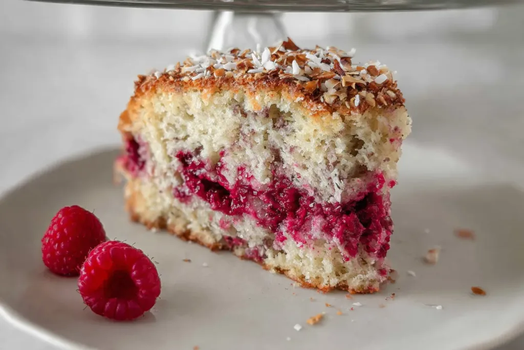 Coconut and Raspberry Cake – Diabetic Friendly Dessert