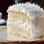 Coconut Cloud Cake Freshly Baked