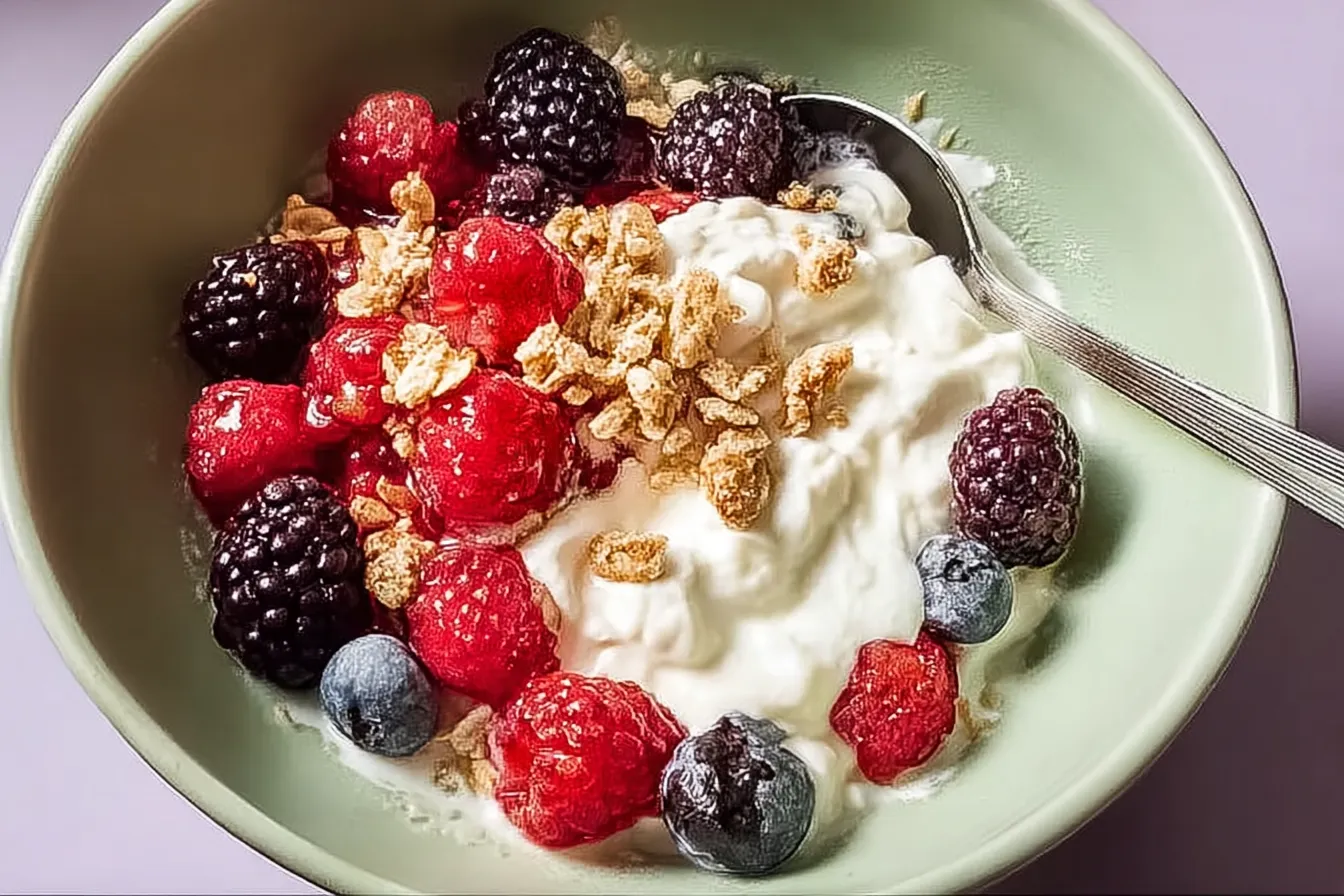Cottage Cheese–Berry Bowl