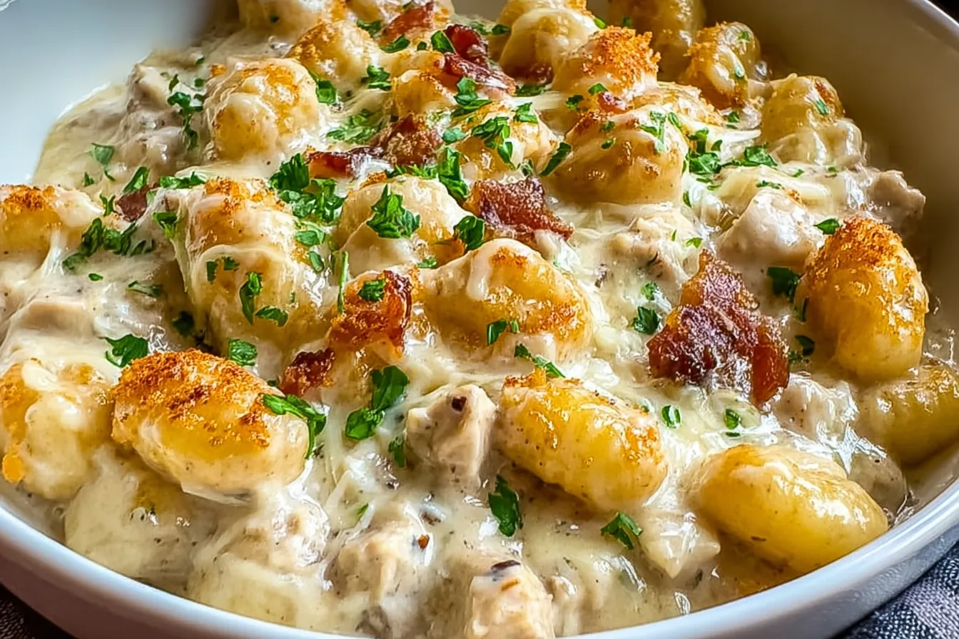 Creamy Crack Chicken Gnocchi: Comfort Food Delight
