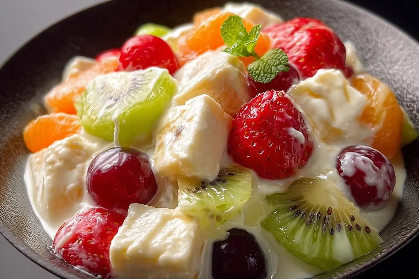 Creamy Mixed Fruit Salad: A Refreshing Delight! 4 Creamy Mixed Fruit Salad