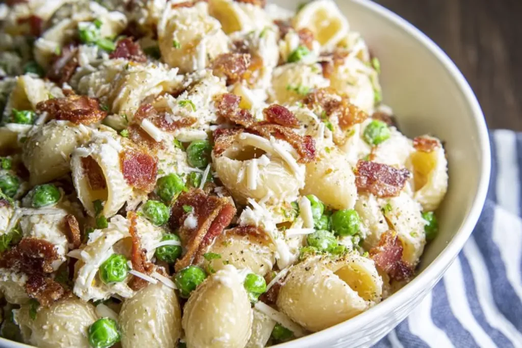 Creamy Pasta Salad Bowl: A Colorful Delight