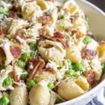 Creamy Pasta Salad Bowl: A Colorful Delight