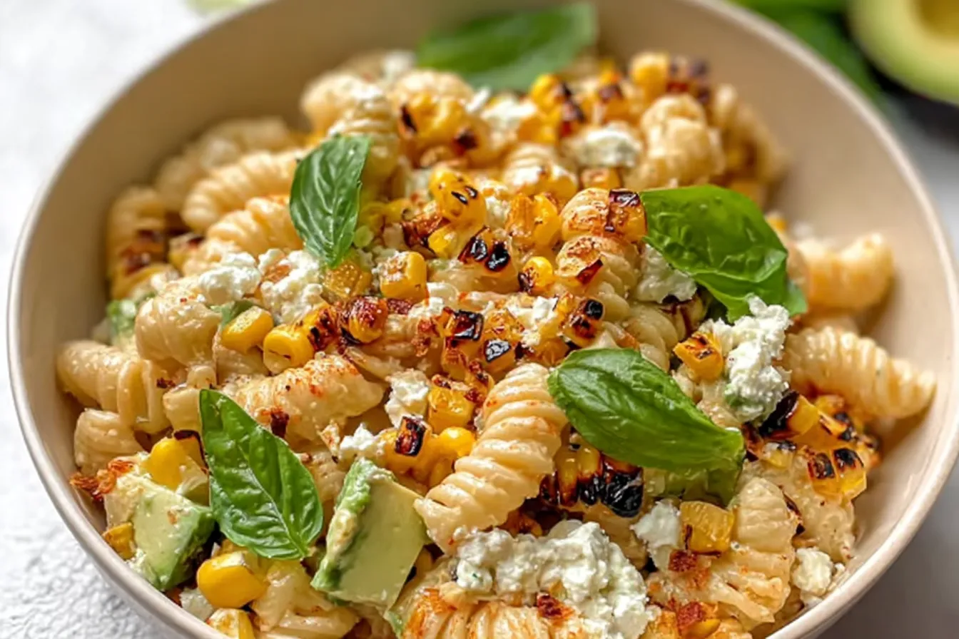 Creamy Street Corn Pasta Salad: A Delightful Summer Dish 4 Creamy Street Corn Pasta Salad