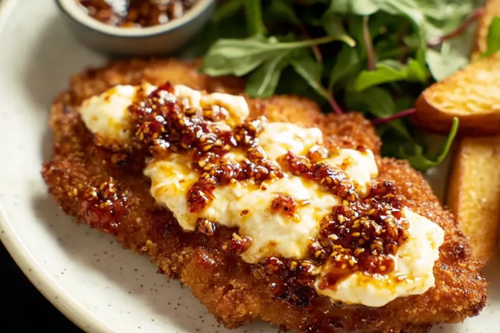 Crispy Hot Honey Feta Chicken: A Delicious Dish