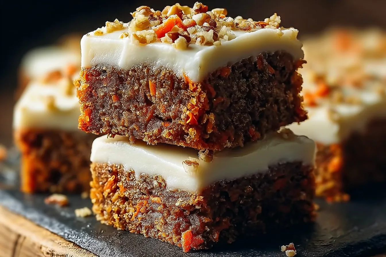 Decadent Carrot Cake Bars with Cream Cheese Frosting You’ll Love 4 Decadent Carrot Cake Bars with Cream Cheese Frosting