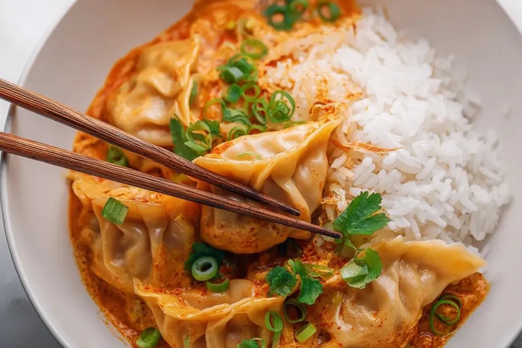 Dumpling Bake: Viral One Pan Dumplings Freshly Baked