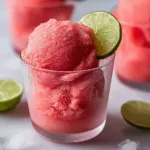 Easy 2-Ingredient Watermelon Sorbet in a Bowl