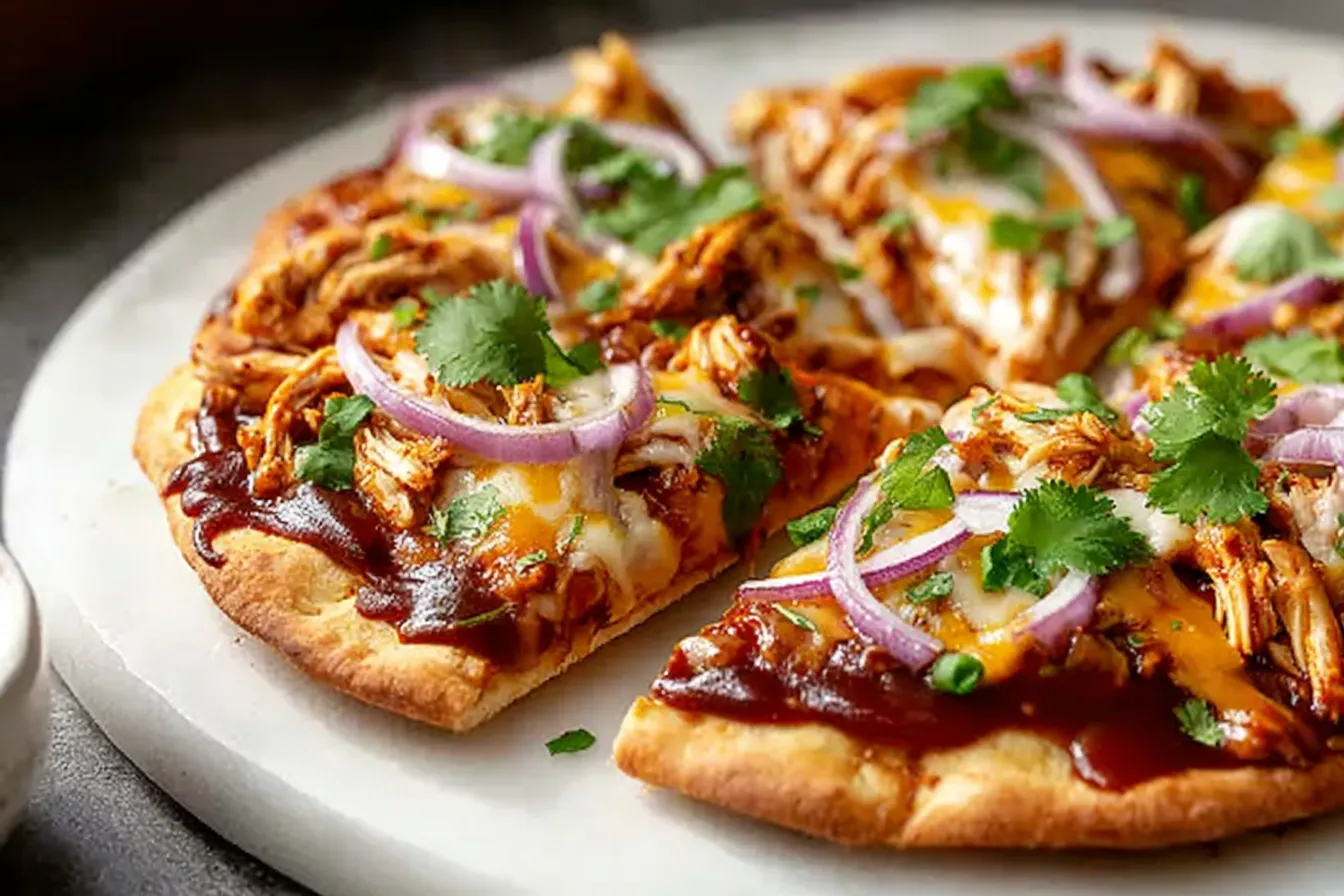 Easy BBQ Chicken Flatbread Recipe (Better Than Takeout!)
