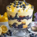 Easy Lemon Blueberry Trifle in a Glass