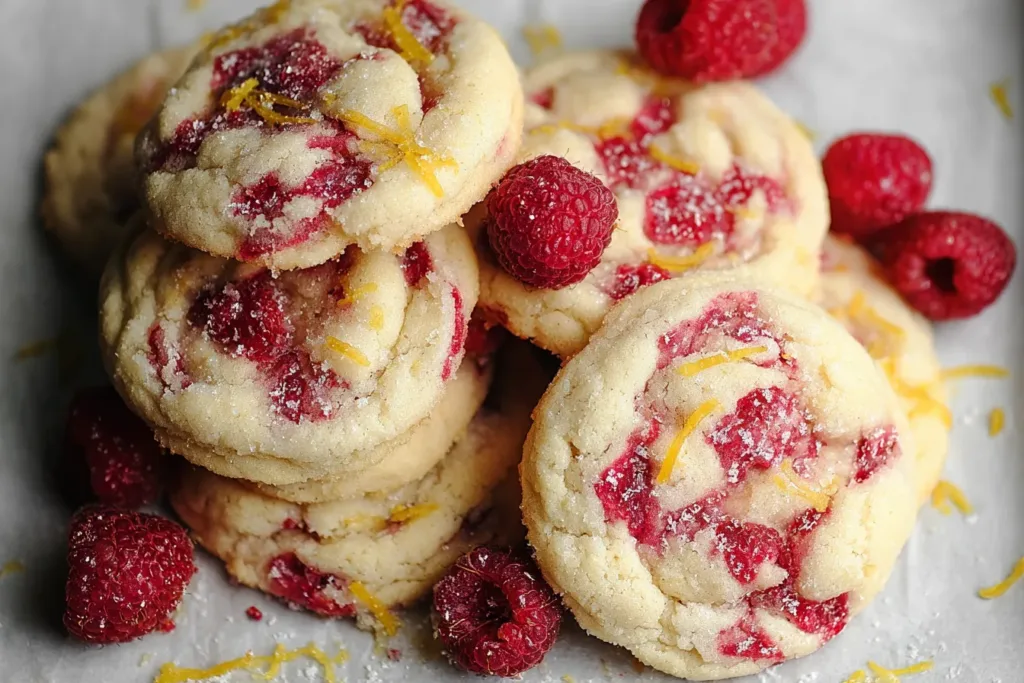 Easy Lemon Raspberry Cookies – Soft & Chewy Treats