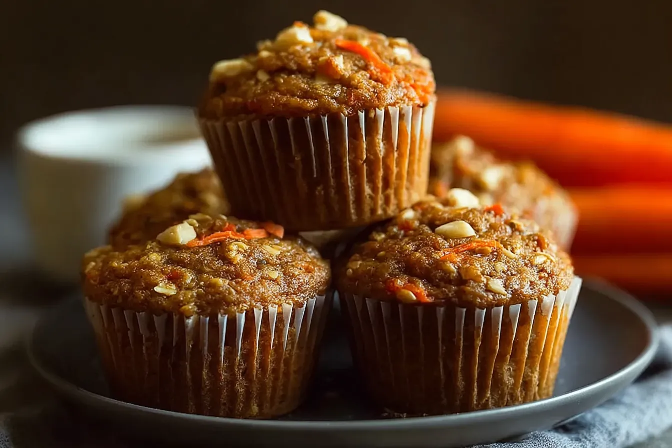 Easy One-Bowl Carrot Oatmeal Muffins for Healthy Mornings 4 Easy One-Bowl Carrot Oatmeal Muffins for Healthy Mornings