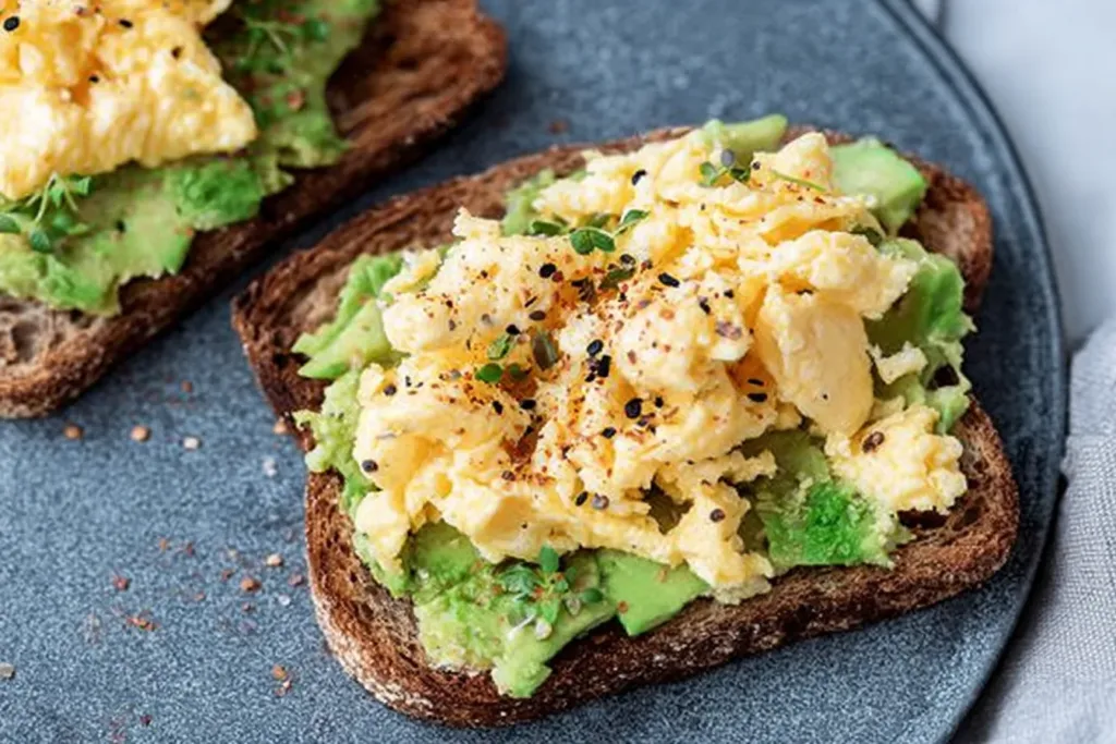 Easy Peasy Scrambled Eggs and Zesty Avo Smash