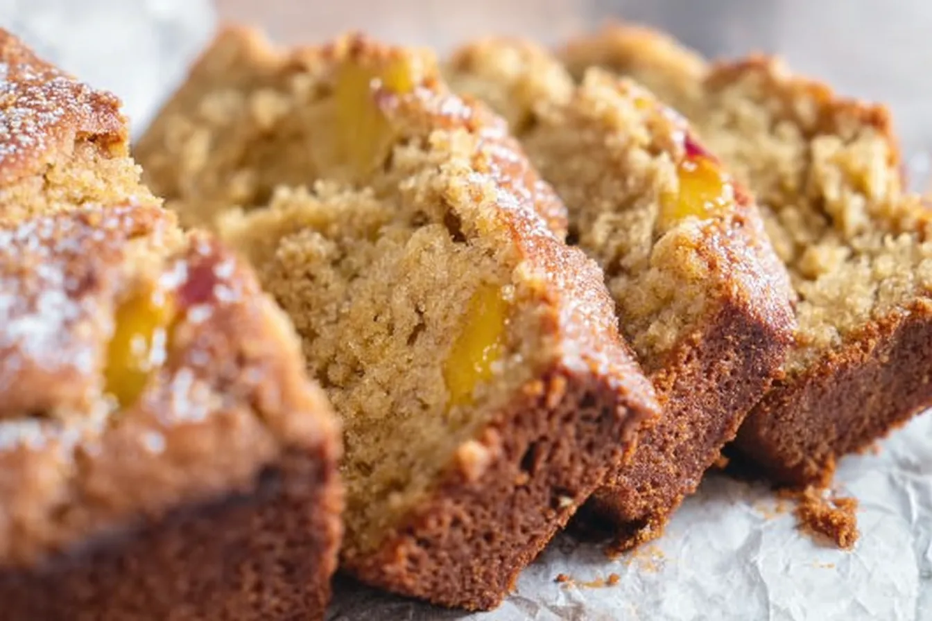 Easy Spiced Peach Bread