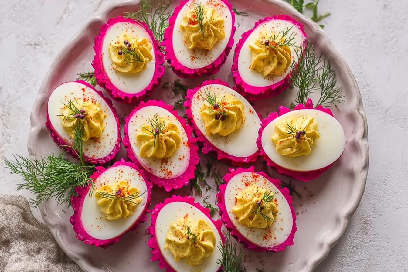Festive Beet-Pickled Deviled Eggs to Wow Your Guests 4 Festive Beet-Pickled Deviled Eggs