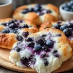 Fluffy Cottage Cheese Blueberry Cloud Bread - Homemade Delight