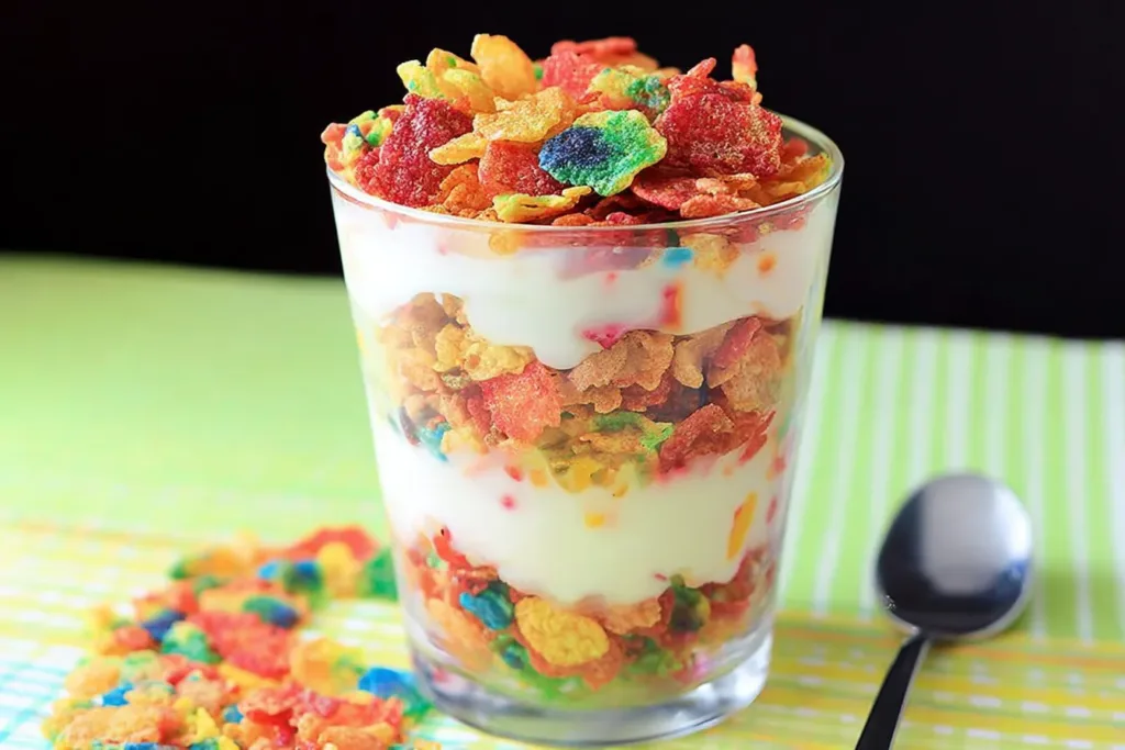 Fruity Pebbles Parfait – Bright and Delicious Breakfast